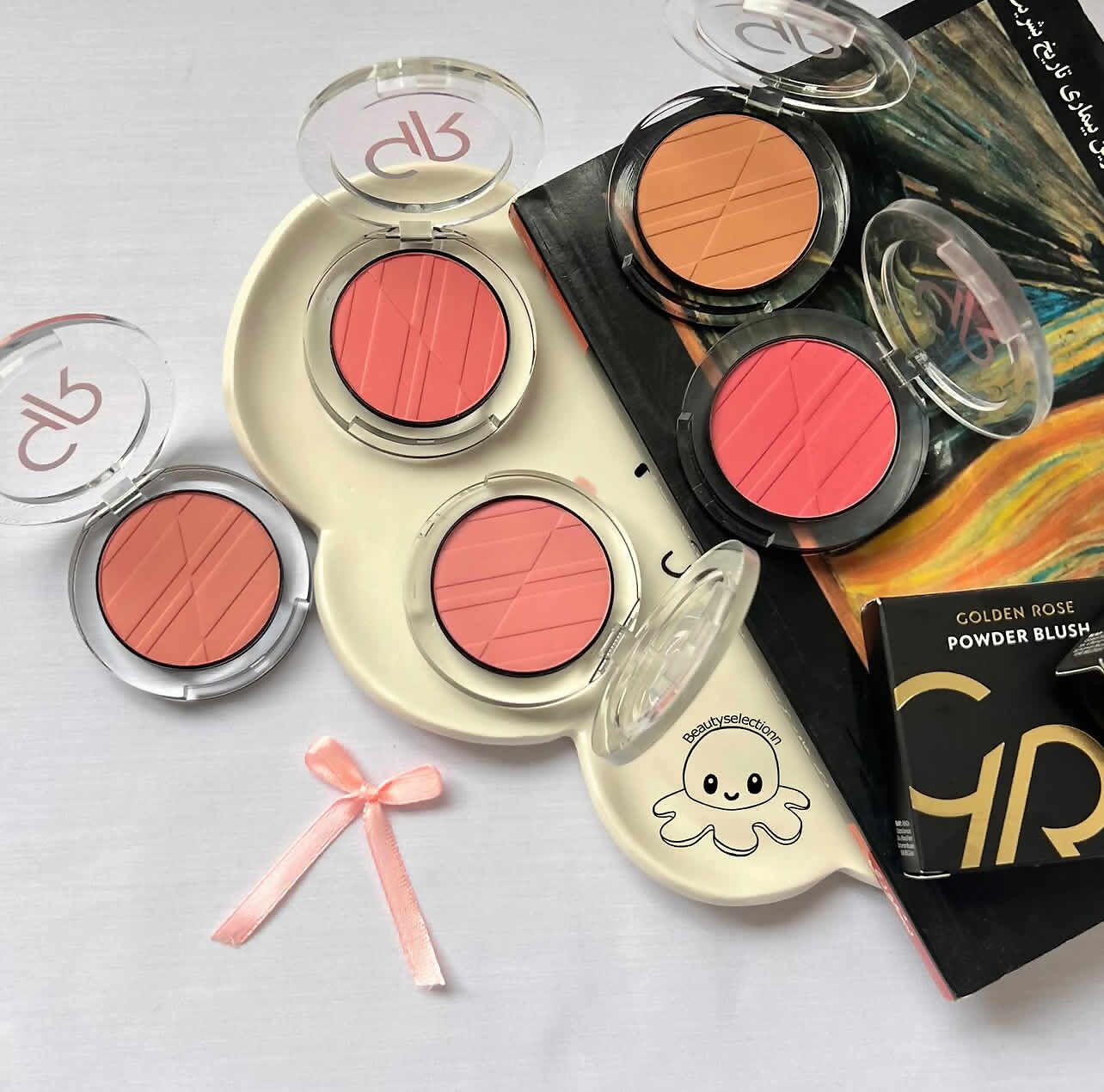 رژگونه پودری گلدن رز