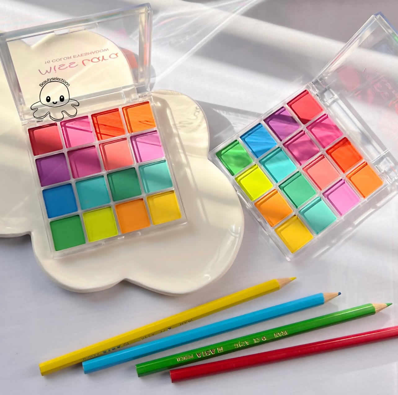 پالت سایه رنگین کمونی