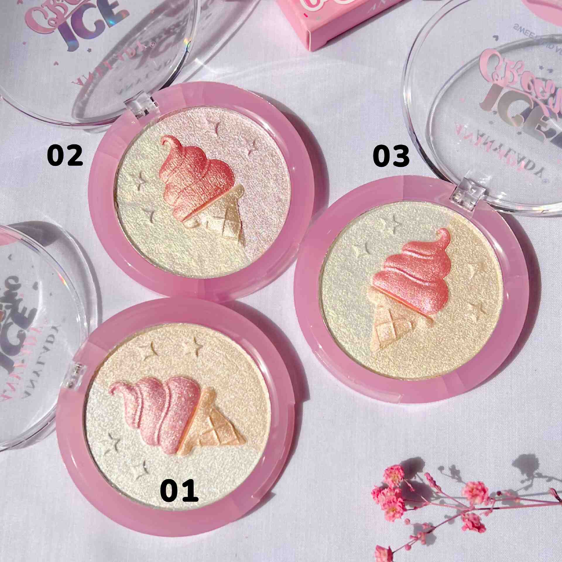 هایلایتر پودری بستنی قیفی - Image 3