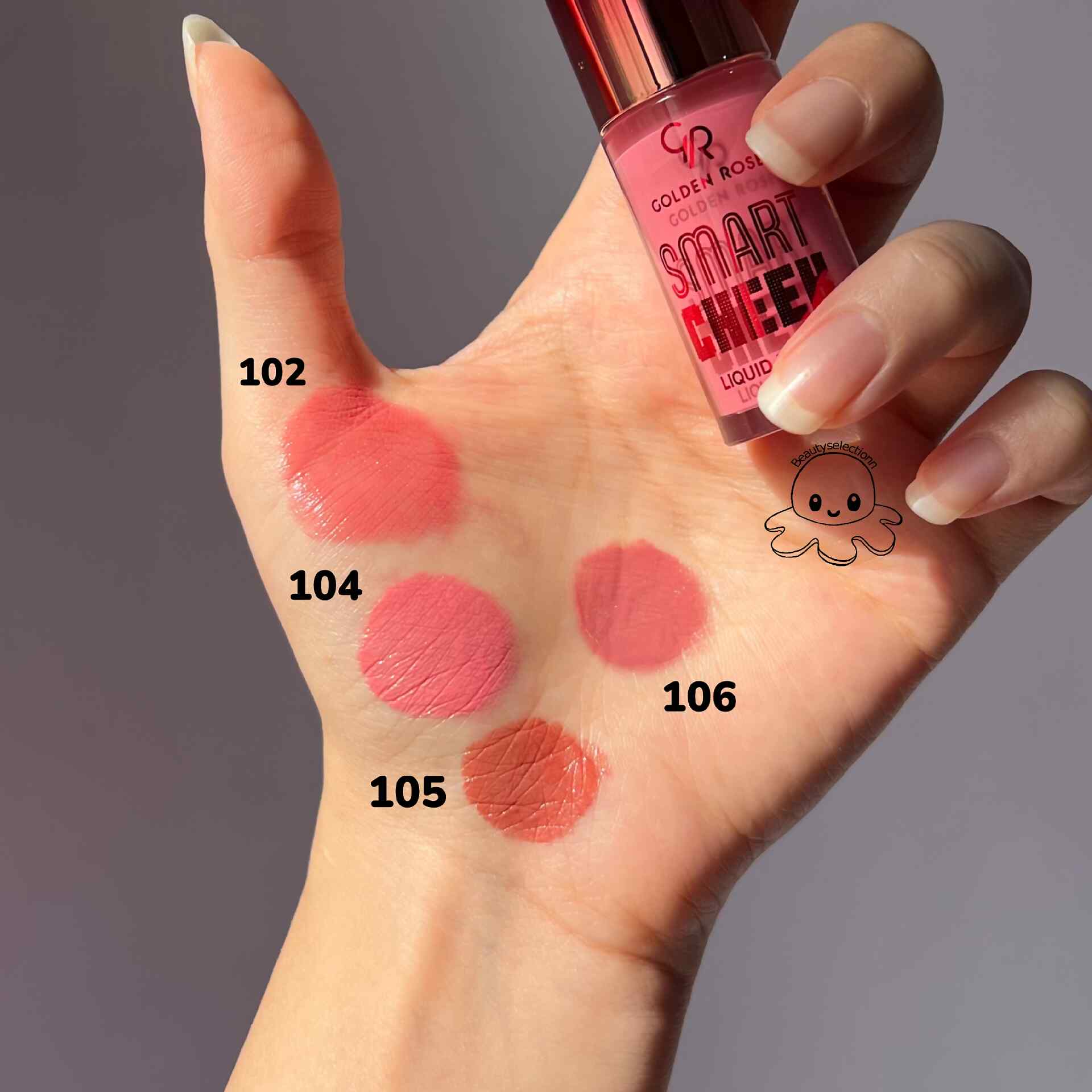 رژگونه مایع اسمارت گلدن رز - Image 3