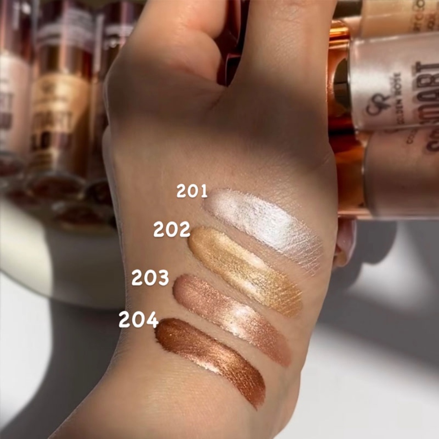 هایلایتر مایع اسمارت گلدن رز | Liquid highlighter smart golden rose - Image 4