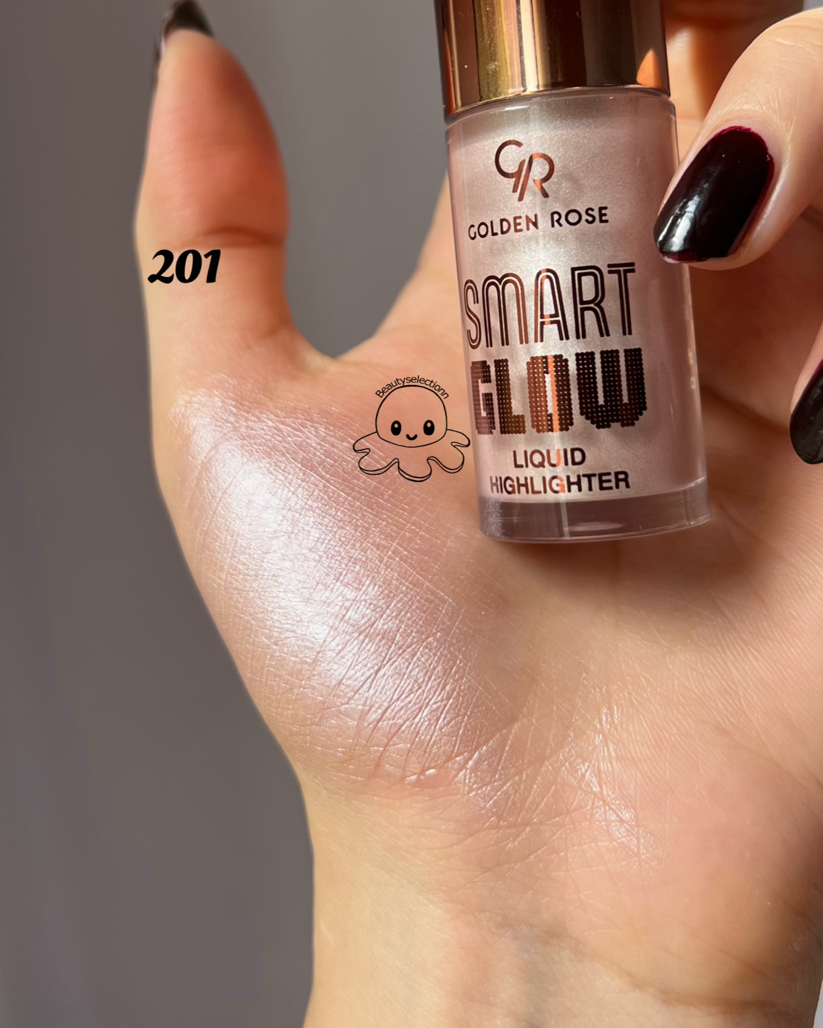 هایلایتر مایع اسمارت گلدن رز | Liquid highlighter smart golden rose - Image 3